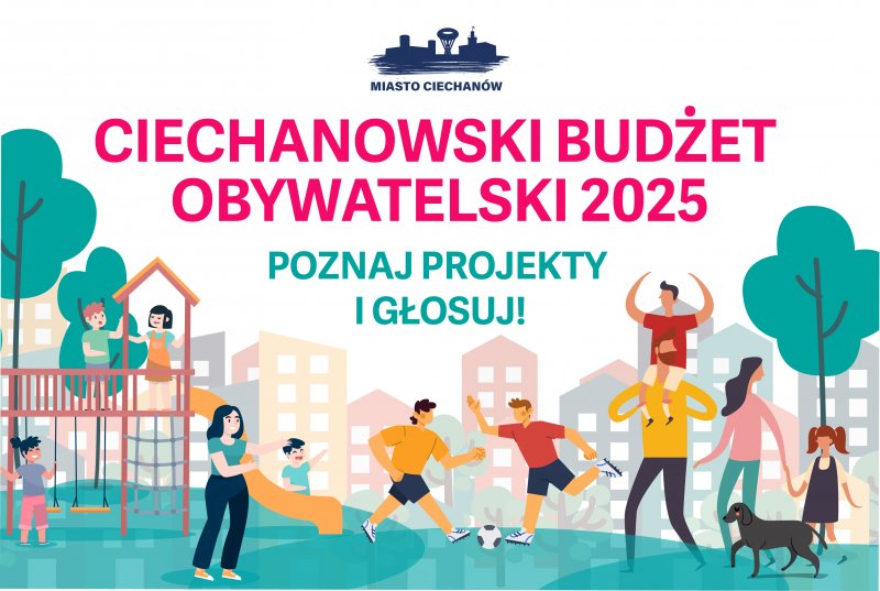 Ciechanowski Budżet Obywatelski 2025 – lista projektów