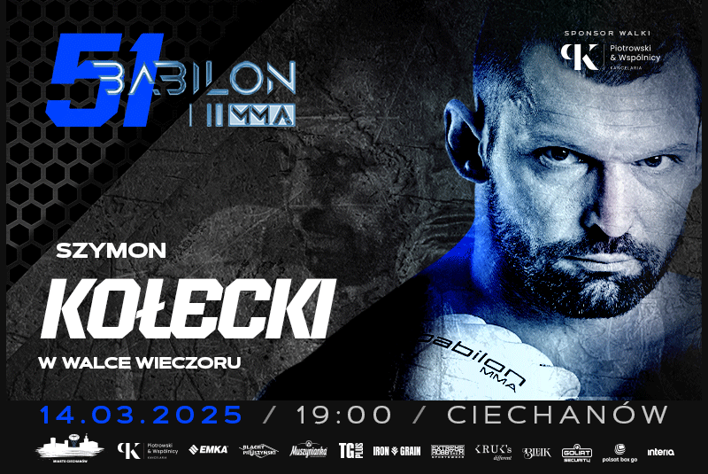 Ciechanów gospodarzem Gali Babilon MMA 51