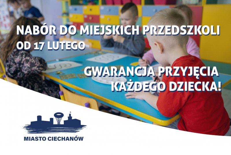 Nabór do miejskich przedszkoli. Gwarancja przyjęcia każdego dziecka